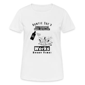 Old Fashioned Angel Repellent (Light) - Women's Breathable T-Shirt - white - Front - AI Model Female 172 dark (172cm)