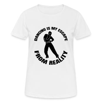 Dancing Sport Hobby Dancer Gift Dance Sport - Women's Breathable T-Shirt - white - Front - AI Model Female 172 dark (172cm)