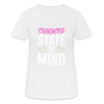 été été - T-shirt respirant Femme - blanc - Devant - AI Model Female 172 dark (172cm)