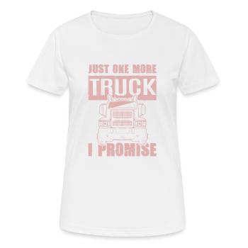 truck slogan - Women's Breathable T-Shirt - white - Front - AI Model Female 172 dark (172cm)