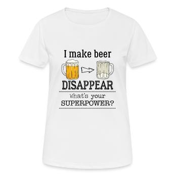Beer Beer Alcohol Beer Garden Shakespeare - Women's Breathable T-Shirt - white - Front - AI Model Female 172 dark (172cm)