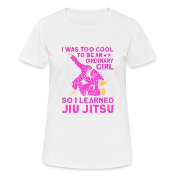 Kampfsportarten Brasilianisches Jiu Jitsu Geschenk - Frauen T-Shirt atmungsaktiv - Weiß - Vorne - AI Model Female 172 dark (172cm)