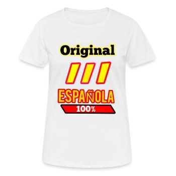Spaniard - Women's Breathable T-Shirt - white - Front - AI Model Female 172 dark (172cm)
