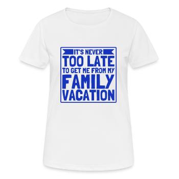 Road Trip Holiday Family Holiday Family Gift - Women's Breathable T-Shirt - white - Front - AI Model Female 172 dark (172cm)