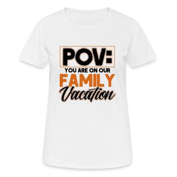 Road Trip Holiday Family Holiday Family Gift - Women's Breathable T-Shirt - white - Front - AI Model Female 172 dark (172cm)