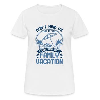 Road Trip Holiday Family Holiday Family Gift - Women's Breathable T-Shirt - white - Front - AI Model Female 172 dark (172cm)