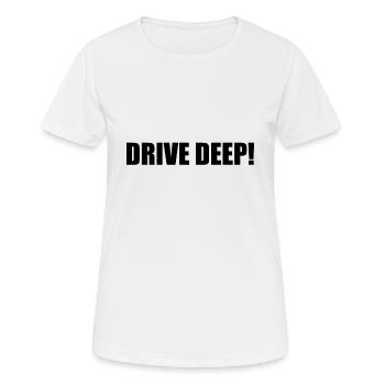 Conduite réduite - T-shirt respirant Femme - blanc - Devant - AI Model Female 172 dark (172cm)
