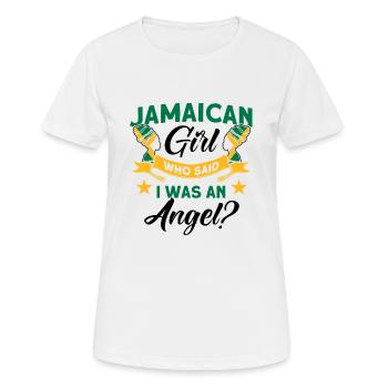 Jamaica Jamaican Flag Gift - Women's Breathable T-Shirt - white - Front - AI Model Female 172 dark (172cm)