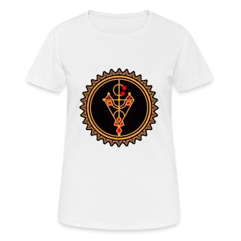 AMAZIGH KABYLE JEWEL - Women's Breathable T-Shirt - white - Front - AI Model Female 172 dark (172cm)