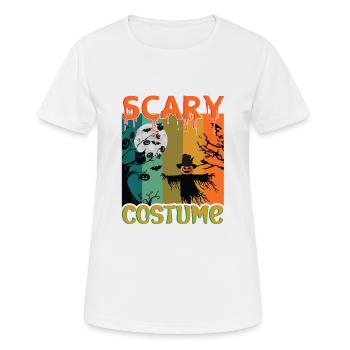 Happy Halloween Party Hexe Fledermaus Grusel Spuk - Frauen T-Shirt atmungsaktiv - Weiß - Vorne - AI Model Female 172 dark (172cm)