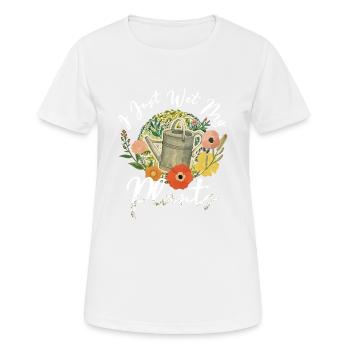 Gardening Gardeners Gardening Digging Plant - Women's Breathable T-Shirt - white - Front - AI Model Female 172 dark (172cm)