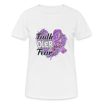 Alzheimer Krankheit Gehirn Vergessen Vergesslich - Frauen T-Shirt atmungsaktiv - Weiß - Vorne - AI Model Female 172 dark (172cm)