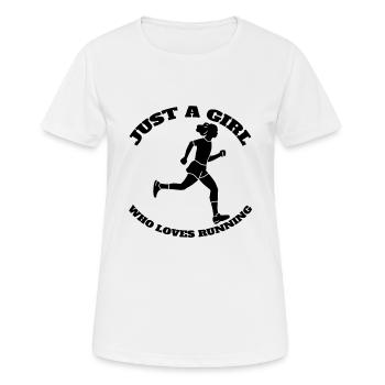 Jogger Cardio fit jogging course d’entraînement - T-shirt respirant Femme - blanc - Devant - AI Model Female 172 dark (172cm)