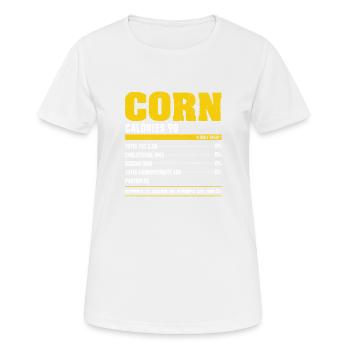 Maïs Information nutritionnelle Thanksgiving Pyjama familial - T-shirt respirant Femme - blanc - Devant - AI Model Female 172 dark (172cm)