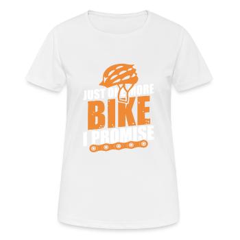 bike bike - Women's Breathable T-Shirt - white - Front - AI Model Female 172 dark (172cm)