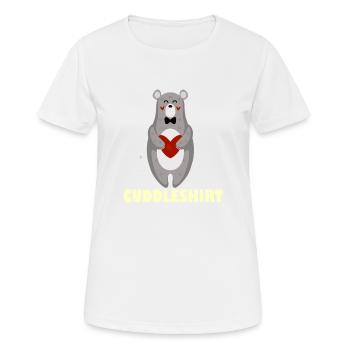 Chemise câline Câlin Hiver Chaud Neige - T-shirt respirant Femme - blanc - Devant - AI Model Female 172 dark (172cm)