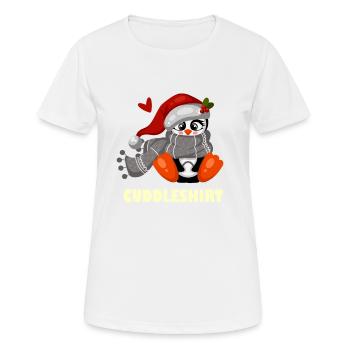 Chemise câline Câlin Hiver Chaud Neige - T-shirt respirant Femme - blanc - Devant - AI Model Female 172 dark (172cm)
