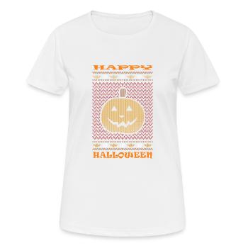 Happy Halloween Classy - Women's Breathable T-Shirt - white - Front - AI Model Female 172 dark (172cm)
