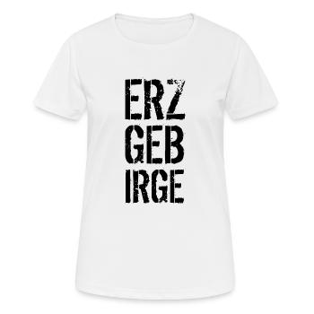 Erzgebirge - Frauen T-Shirt atmungsaktiv - Weiß - Vorne - AI Model Female 172 dark (172cm)