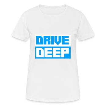 Tiefergelegt Tuning Auto - Frauen T-Shirt atmungsaktiv - Weiß - Vorne - AI Model Female 172 dark (172cm)