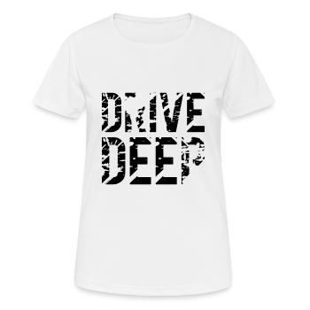 Tiefergelegt Tuning Auto - Frauen T-Shirt atmungsaktiv - Weiß - Vorne - AI Model Female 172 dark (172cm)