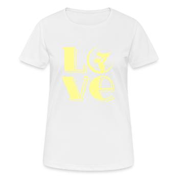dear baby - Women's Breathable T-Shirt - white - Front - AI Model Female 172 dark (172cm)