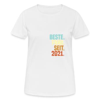 Best woman since 2021 | Vintage - Women's Breathable T-Shirt - white - Front - AI Model Female 172 dark (172cm)