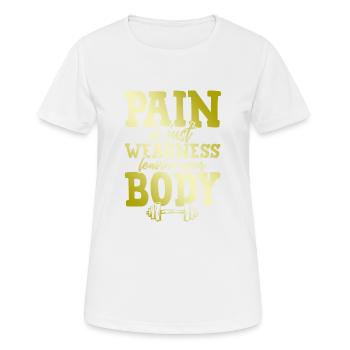 everything is possible with God - Women's Breathable T-Shirt - white - Front - AI Model Female 172 dark (172cm)