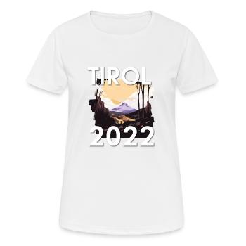 Tyrol 2022 - T-shirt respirant Femme - blanc - Devant - AI Model Female 172 dark (172cm)