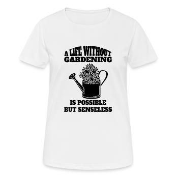Garten Geschenk Gärtner Hobbygärtner Obstgarten - Frauen T-Shirt atmungsaktiv - Weiß - Vorne - AI Model Female 172 dark (172cm)