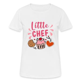 Boulangerie Baker Boulangerie Boulangerie Gâteau de confiserie - T-shirt respirant Femme - blanc - Devant - AI Model Female 172 dark (172cm)