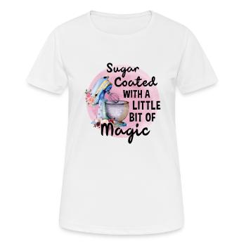 Boulangerie Baker Boulangerie Boulangerie Gâteau de confiserie - T-shirt respirant Femme - blanc - Devant - AI Model Female 172 dark (172cm)