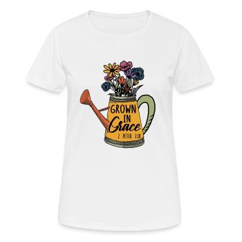 Église Religion Catholique Catholique Jésus-Christ - T-shirt respirant Femme - blanc - Devant - AI Model Female 172 dark (172cm)