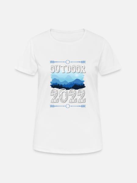 Outdoor 2022 - Women's Breathable T-Shirt - white