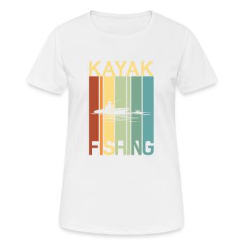 Fishermen Fishing Fishing Fishing Anglers Fish Fish - Women's Breathable T-Shirt - white - Front - AI Model Female 172 dark (172cm)