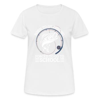 Fishermen Fishing Fishing Fishing Anglers Fish Fish - Women's Breathable T-Shirt - white - Front - AI Model Female 172 dark (172cm)