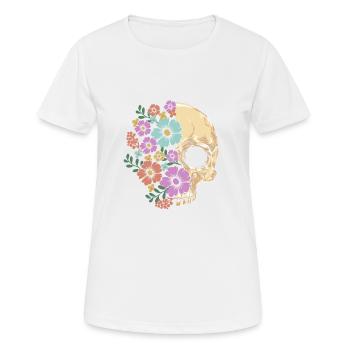 Good or bad, Old school inspired flower sake - Women's Breathable T-Shirt - white - Front - AI Model Female 172 dark (172cm)