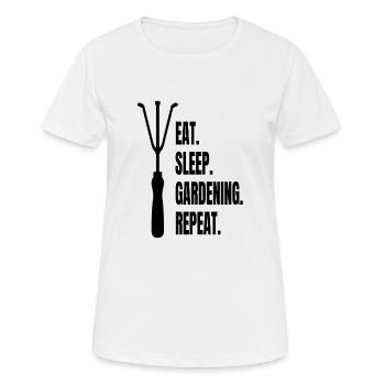 Garten Obstgarten Geschenk Gärtner Hobbygärtner - Frauen T-Shirt atmungsaktiv - Weiß - Vorne - AI Model Female 172 dark (172cm)