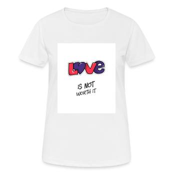 T-shirt femme avec imprimé - T-shirt respirant Femme - blanc - Devant - AI Model Female 172 dark (172cm)