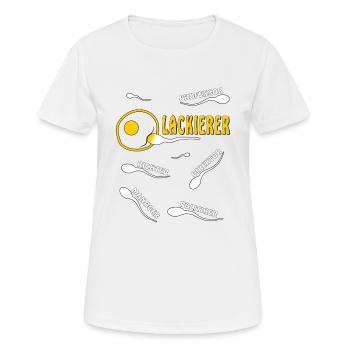 LACKIERER - Frauen T-Shirt atmungsaktiv - Weiß - Vorne - AI Model Female 172 dark (172cm)