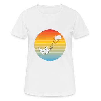Kitesurfer Windsurfer Surf Windsurfing Cadeau - T-shirt respirant Femme - blanc - Devant - AI Model Female 172 dark (172cm)