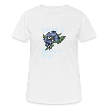 Myrtille Myrtille Arbuste Forêt Forêt Fruit - T-shirt respirant Femme - blanc - Devant - AI Model Female 172 dark (172cm)