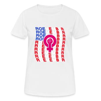 Novembre Roevember Drapeau américain - T-shirt respirant Femme - blanc - Devant - AI Model Female 172 dark (172cm)