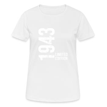 Edition Limitée De 1943 - T-shirt respirant Femme - blanc - Devant - AI Model Female 172 dark (172cm)