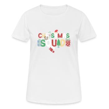 Weihnachten Squad Funny Xmas PJs Familie Matching - Frauen T-Shirt atmungsaktiv - Weiß - Vorne - AI Model Female 172 dark (172cm)