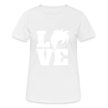 | D’AMOUR | de vêtements Emo | Emocore Emo Musicemo enfants g - T-shirt respirant Femme - blanc - Devant - AI Model Female 172 dark (172cm)