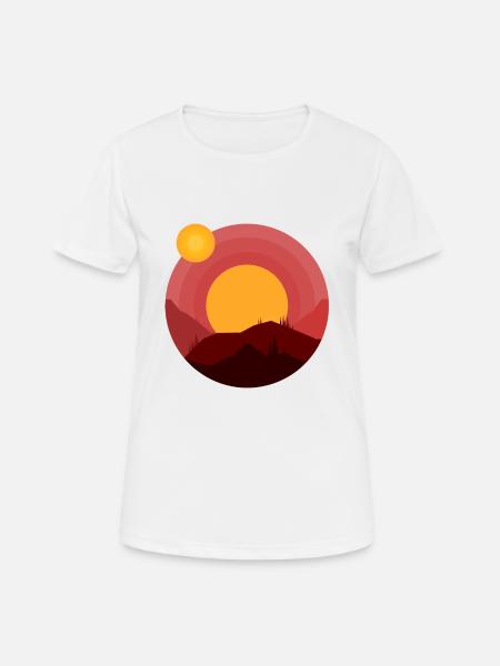 Nature Adventure - Women's Breathable T-Shirt - white
