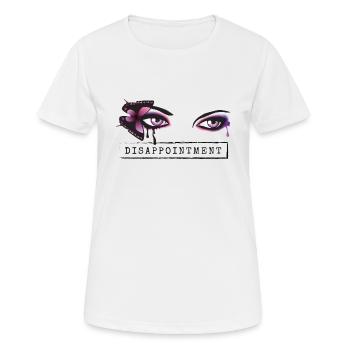 Déception | Vêtements Emo pour filles | | Emocore Emo - T-shirt respirant Femme - blanc - Devant - AI Model Female 172 dark (172cm)