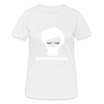 Déception | Vêtements Emo pour filles | | Emocore Emo - T-shirt respirant Femme - blanc - Devant - AI Model Female 172 dark (172cm)
