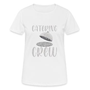 Équipe de restauration 4 - T-shirt respirant Femme - blanc - Devant - AI Model Female 172 dark (172cm)
